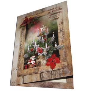 Kalėdinis atvirukas Standart Format