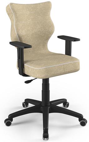 Vaikiška darbo kėdė Duo Size 6 VS26, 42.5 x 40 x 104.5 cm, juoda/smėlio ruda