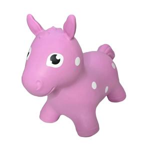 Прыгающие игрушкa, лошадь Gerardo's Toys, резина, розовый цв.