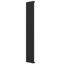 Radiatorius Invena Mono UG-10-C18-A, 48 cm x 180 cm, apatinio pajungimo per vidurį, 986 W, juoda sp.
