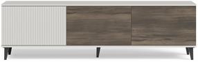 TV staliukas Random, riešuto sp./kašmyro sp., 180 cm x 40 cm x 52 cm