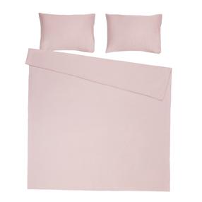 Комплект постельного белья Domoletti Solid POWDER, розовый цв., 50 x 70 cm, 200 x 220 cm, 3 дет.