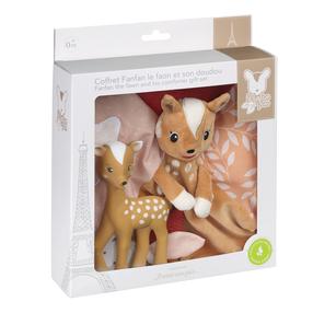 Набор игрушек для младенцев Vulli Fanfan The Fawn, коричневый цв., 2 шт.