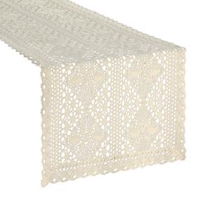 Stalo takelis stačiakampė Mary, smėlio, 40 x 140 cm