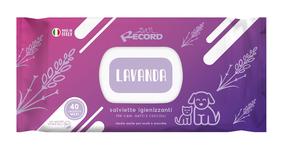 Салфетки для ухода за животными Record Lavanda 10870684, 40 шт.