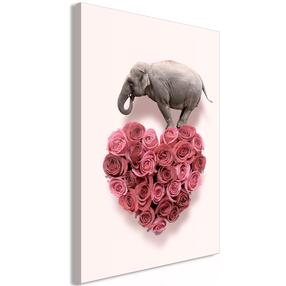 Reprodukcija Artgeist Elephant Lover KR33, 80 cm x 120 cm