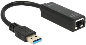 Adapteris Delock USB 3.0 to LAN RJ45 USB 3.0 type A male, RJ-45 female