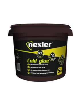 Bituminė mastika Nexler Cold Glue, 5 kg, juoda sp.