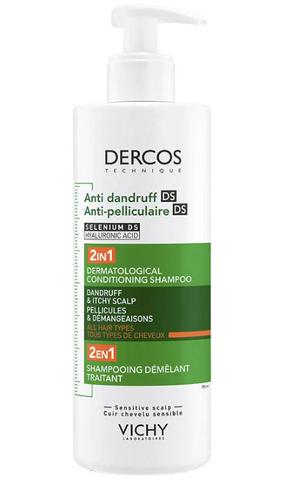 Šampoon, palsam Vichy 2 In 1 Anti-Dandruff, 400 ml