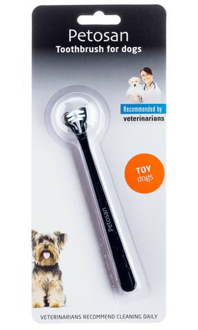  Dantų šepetėlis gyvūnams Petosan Toothbrush For Toy Dogs