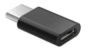 Adapteris Savio AK-31 Micro USB 2.0 female, USB 3.1 C male, melna krās.