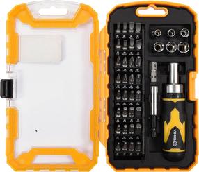 Skrūvgriežu un uzgaļu komplekts, ar magnētisko turētāju Vorel 64385, Torx, 1 mm, 1/4"