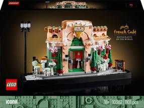 Prece ar bojātu iepakojumu. Konstruktors LEGO® Icons Franču kafejnīca 10362, 1101 gab.
