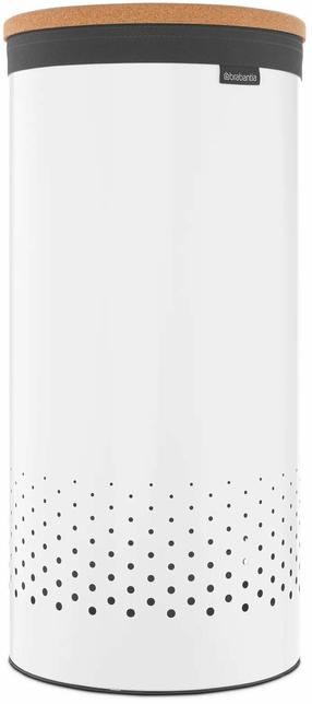 Veļas kaste Brabantia, 35 l, balta krās., 30 cm x 30 cm x 63.5 cm