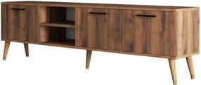 TV staliukas Kalune Design Exxen, riešuto sp., 35 cm x 180 cm x 53 cm
