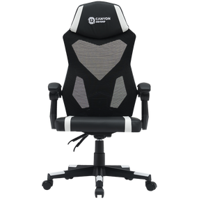 Игровой стул Canyon Flow MCH01, белый цв./черный цв.