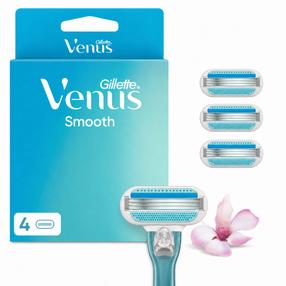 Keičiamos skustuvo galvutės Gillette Venus Smooth, 4 vnt