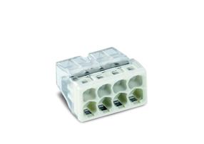 Klemm Wago 2273-208, 0,5-2,5 mm², 8 koht., 24 A, valge v., 10 tk