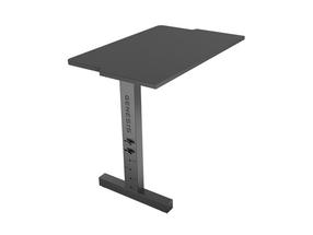 Kompiuterinių žaidimų stalas reguliuojamo aukščio Genesis Holm 160, 160 cm x 155 cm, 70 - 7090 cm, juoda sp.