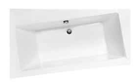 Vann, sisseehitatav Besco Infinity, 170 cm x 110 cm x 55.5 cm, vasakpoolne, valge v.