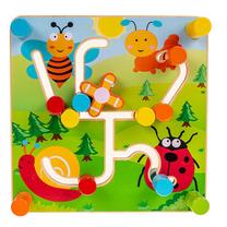 Lavinimo žaislas Smily Play Double-sided Maze, 8 cm, įvairių spalvų