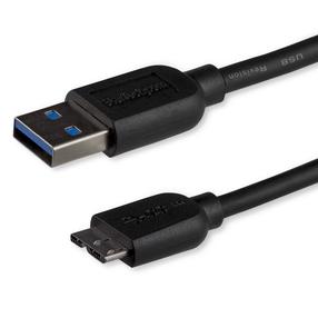 Kabelis StarTech USB3AUB3MS USB3AUB3MS USB, USB Type B, 3 m, melna krās.