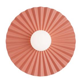 Šviestuvas sieninis Emibig Umbra K1 1828/K1L, G9, 1 x 8 W, balta sp. / raudona sp., 35 x 35 cm