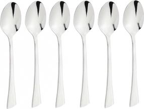 Šaukštas King Hoff KH-1337, nerūdijantysis plienas, sidabro sp., 6 vnt., 14 cm