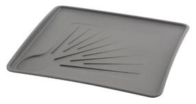 Trauku žāvēšanas paklājiņš Metaltex Hydro, 35 cm x 31 cm x 2 cm, polipropilēns (pp), pelēka krās.
