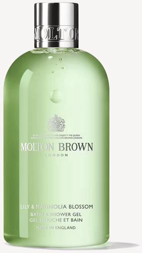 Ķermeņa mazgāšanās želeja Molton Brown Lily & Magnolia Blossom, 300 ml