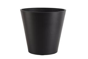 Gėlių vazonas Domoletti S-11T25, spw, Ø 25.5 cm, juoda sp.
