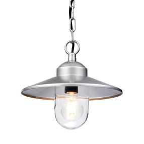 Rippuv tänavavalgusti Elstead Lighting Klampenborg 1, 60W, E27, IP44, hõbe v., 27.5 cm x 36 - 97.5 cm