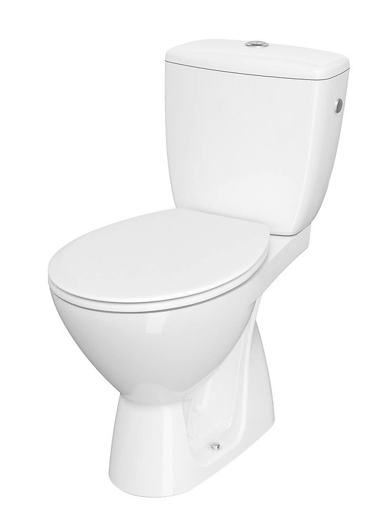 WC-pott, põrandapealne Cersanit K100-207, kaanega, 365 mm x 655 mm
