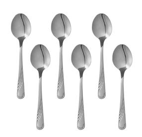 Desertinis šaukštelis Ambition Napoli 89584, nerūdijantysis plienas, sidabro sp., 6 vnt., 12 cm