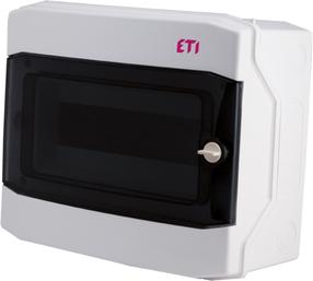 Modulinis skydas ETI ECH 12PT, virštinkinis, IP65, 12 mod., balta sp./juoda sp.