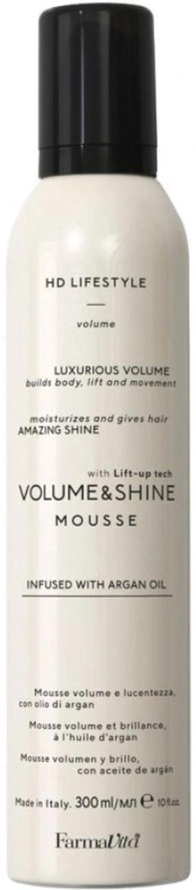 Matu putas Farmavita HD Lifestyle Volume & Shine, 300 ml