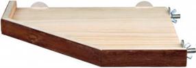 Plaukts grauzējiem Trixie Natural Living, 17 cm x 17 cm x 4 cm, brūna krās.