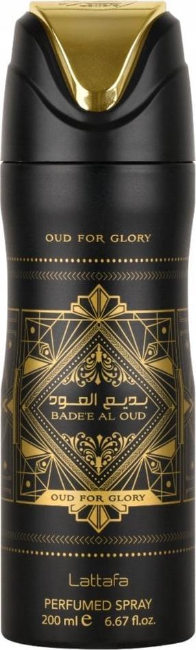 Dezodorants sievietēm Lattafa Ana Abiyedh Rouge Bade'e Al Oud, 200 ml