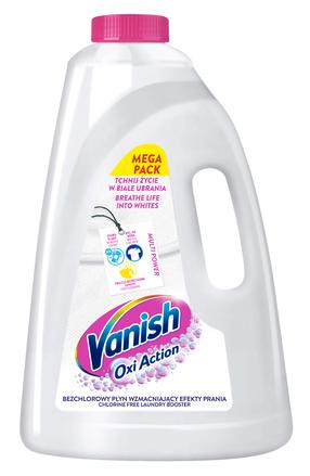 Dėmių valymo priemonė Vanish Oxi Action White, 3 l