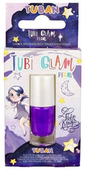 Nagų lakas Tuban Tubi Glam Pearl Violet, 5 ml