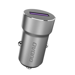 Adapter Dudao R4Pro Universal Car Charger, USB, hõbe v., 22.5 W