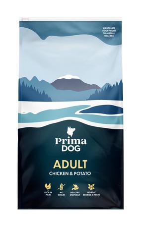 Sausas šunų maistas Prima Dog Chicken & Potato, vištiena/bulvės, 10 kg