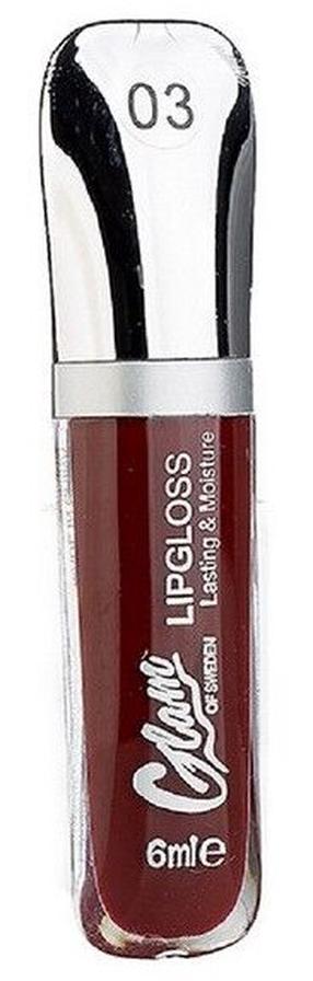 Lūpu spīdums Glam Of Sweden Lipgloss Lipgloss, 6 ml, 03 intense