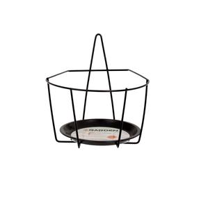 Кронштейн вазона Garden Center, 21 см x 22 см, 14 см, черный цв.