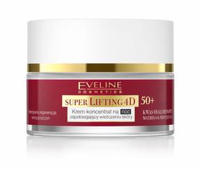 Ночные крем для лица Eveline Super Lifting 4D Anti-sagging, 50 мл, 50+