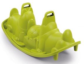 Tasakaalukiik lastele lastele Smoby Dogs Rocker 830201, 115 cm, 51 cm, roheline v.