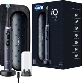 Elektriskā zobu birste Braun Oral-B iO Series 9 Luxe Edition, melna krās.