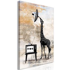Reprodukcija Artgeist Television Giraffe, g-a-0341-b-a, 60 cm x 90 cm