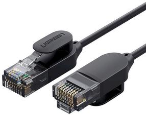 Сетевой кабель Ugreen Cat.6A UTP NW122 RJ-45 Male, RJ-45 Male, 1.5 м, черный цв.