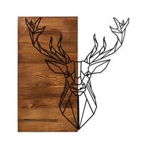 Sienos dekoracija Wallity Deer, 56 cm x 58 cm